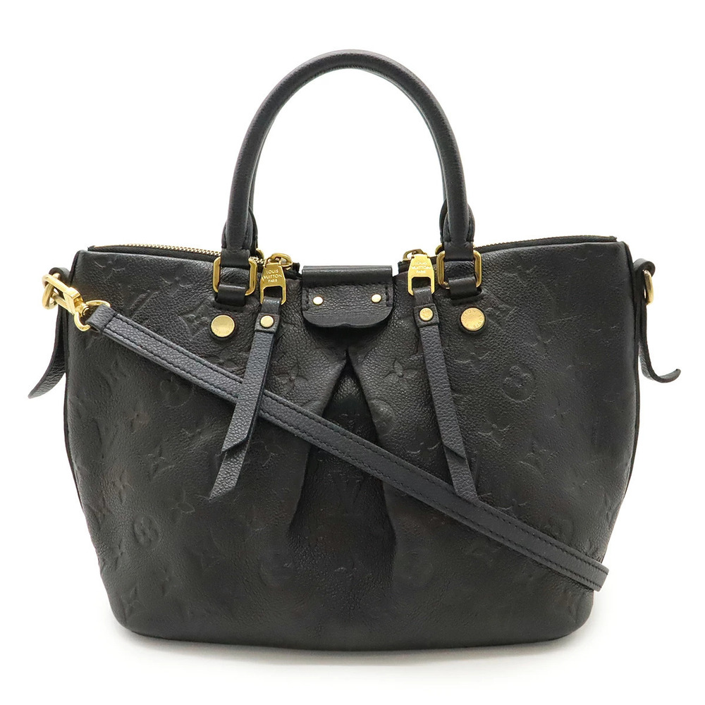 LOUIS VUITTON Monogram Empreinte Mazarine Handbag Crossbody Bag Noir Black